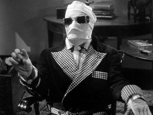 Claude Rains as Dr. Jack Griffin in The Invisible Man (1933)
