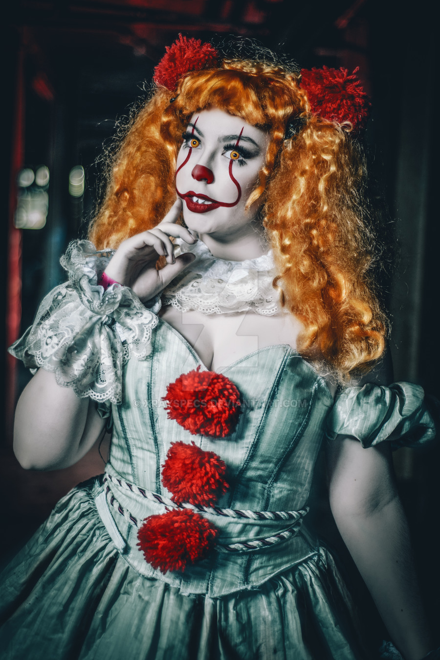 te_elle_cosplay_as_pennywise_from_it_by_xrayspecs-dd5l66t