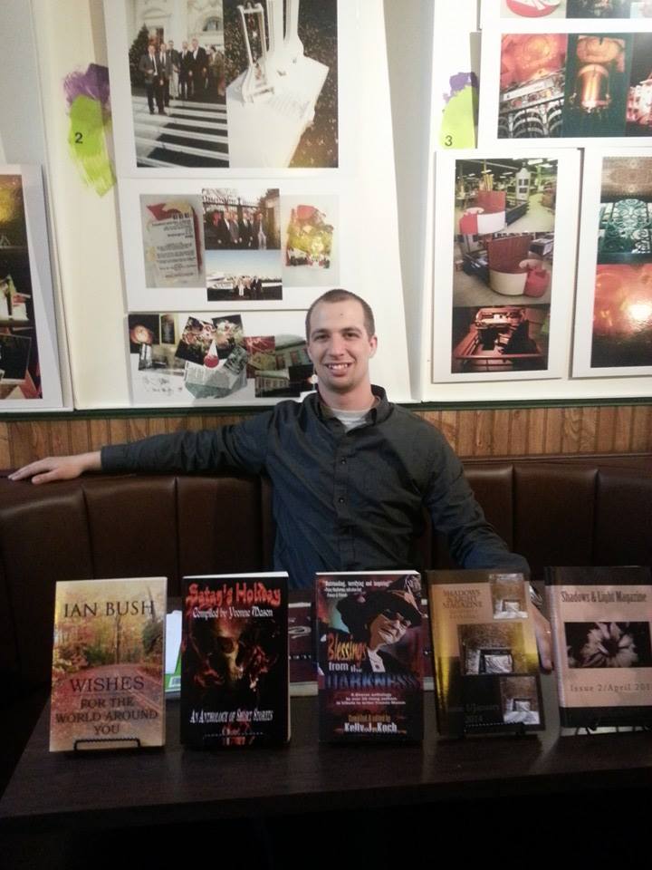 Book signing at the wonderful Brownstone Coffeehouse in Battle Creek, Michigan.