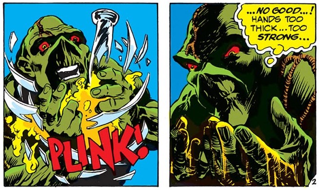 Panels from Swamp Thing Vol. 1 #3 from DC Comics