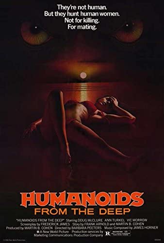 Theatrical poster of Humanoids from the Deep (1980)