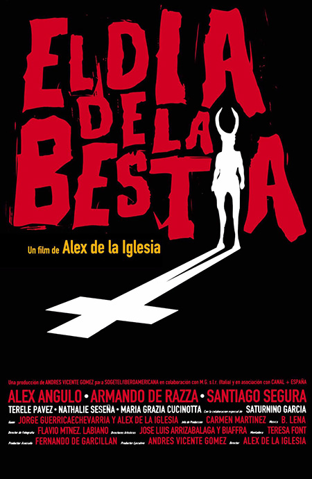 The Day of the Beast Spanish poster (1995)