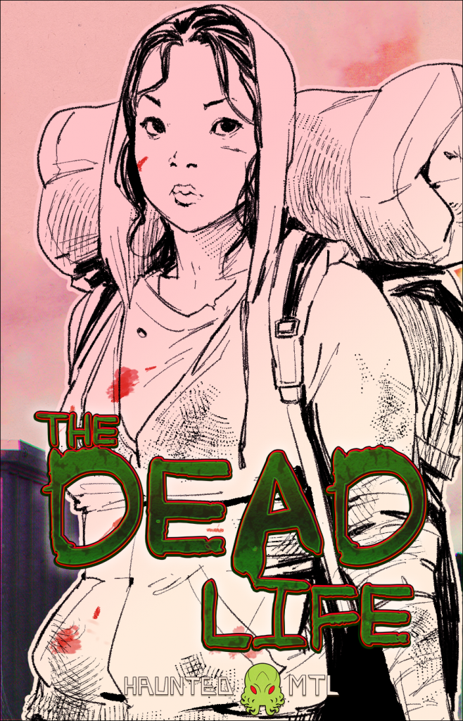 Image depicting Danielle Kim, the main character of The Dead Life, a Haunted MTL original series