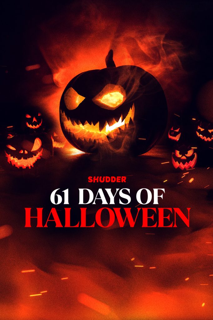 61 days of halloween poster for shudder september and october 2021
