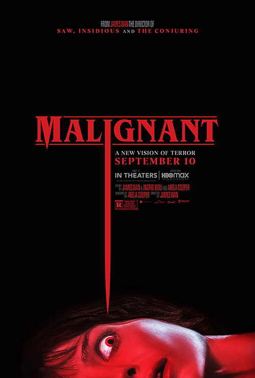 James Wan's 2021 Movie Malignant poster