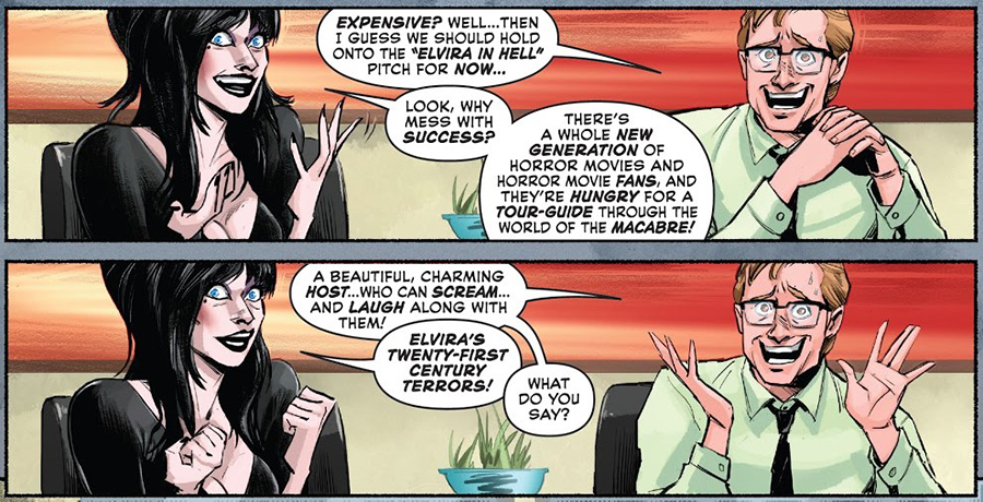 Elvira Meets Vincent Price #1 comic capture