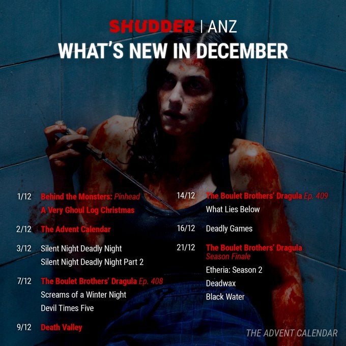 Shudder ANZ Content Guide December 2021