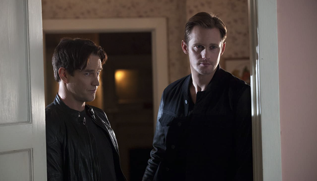 TrueBlood S5E5 Bill and Eric in Sookie's doorway