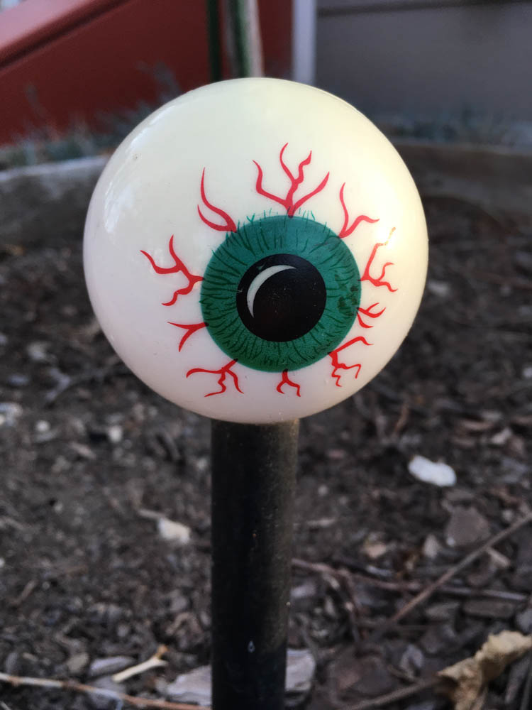 Yard stake The Watchers eyeball staring