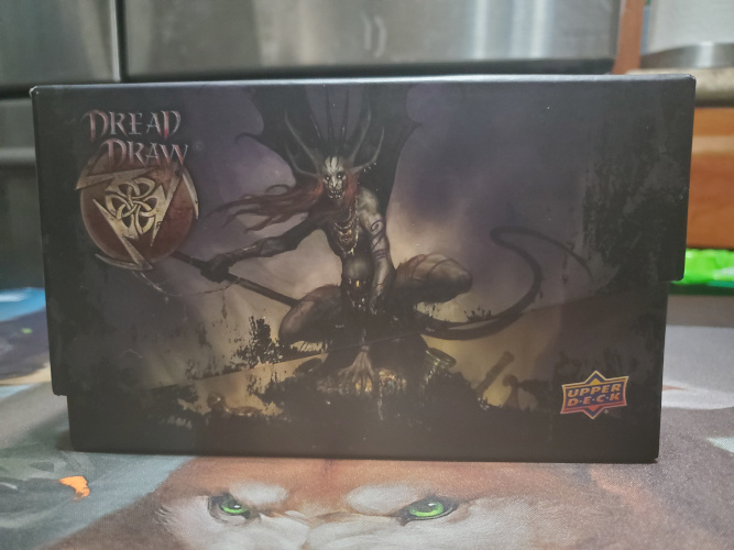 A photograph of the Dread draw box.