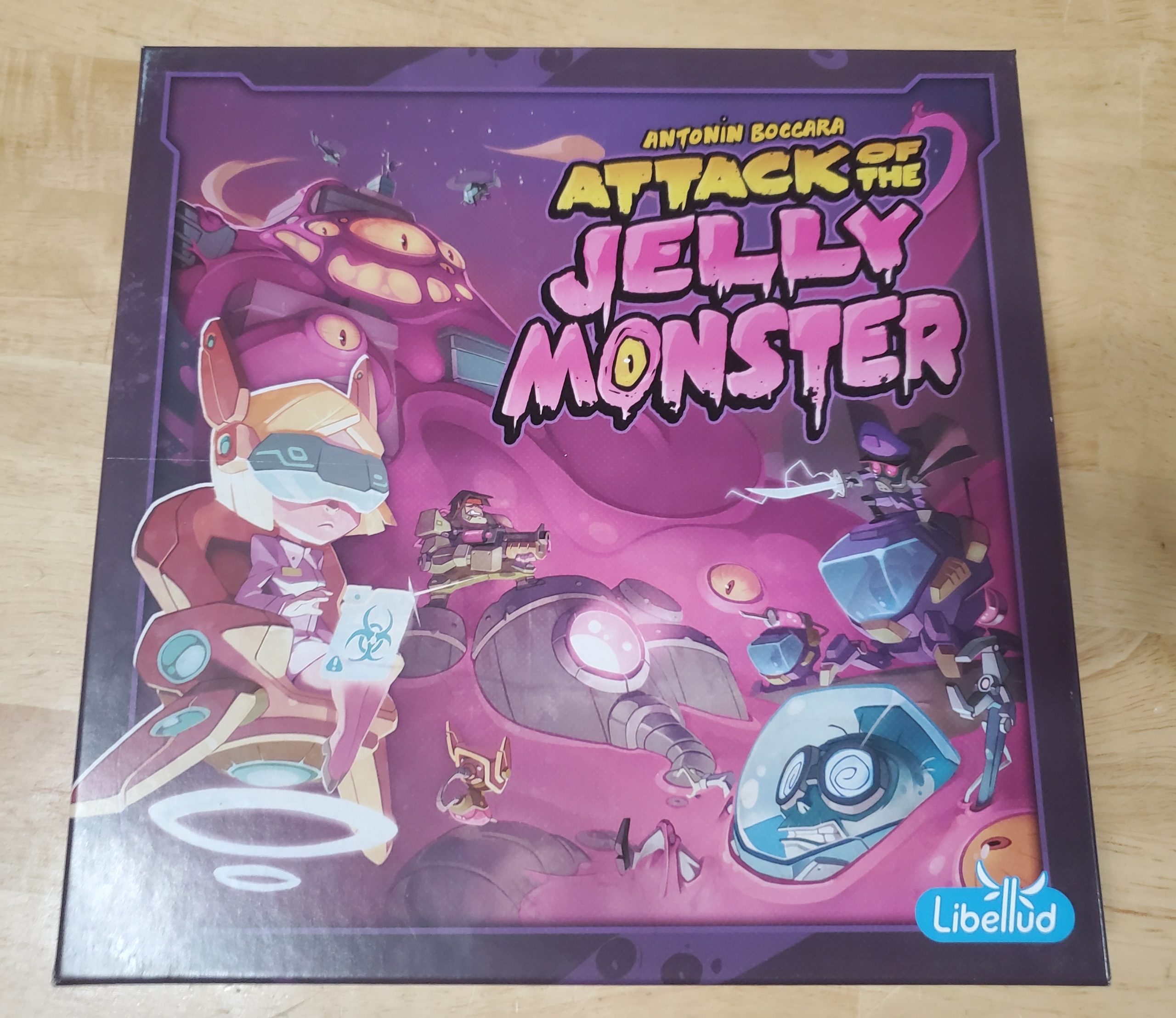 The Attack of the Jelly Monsters box