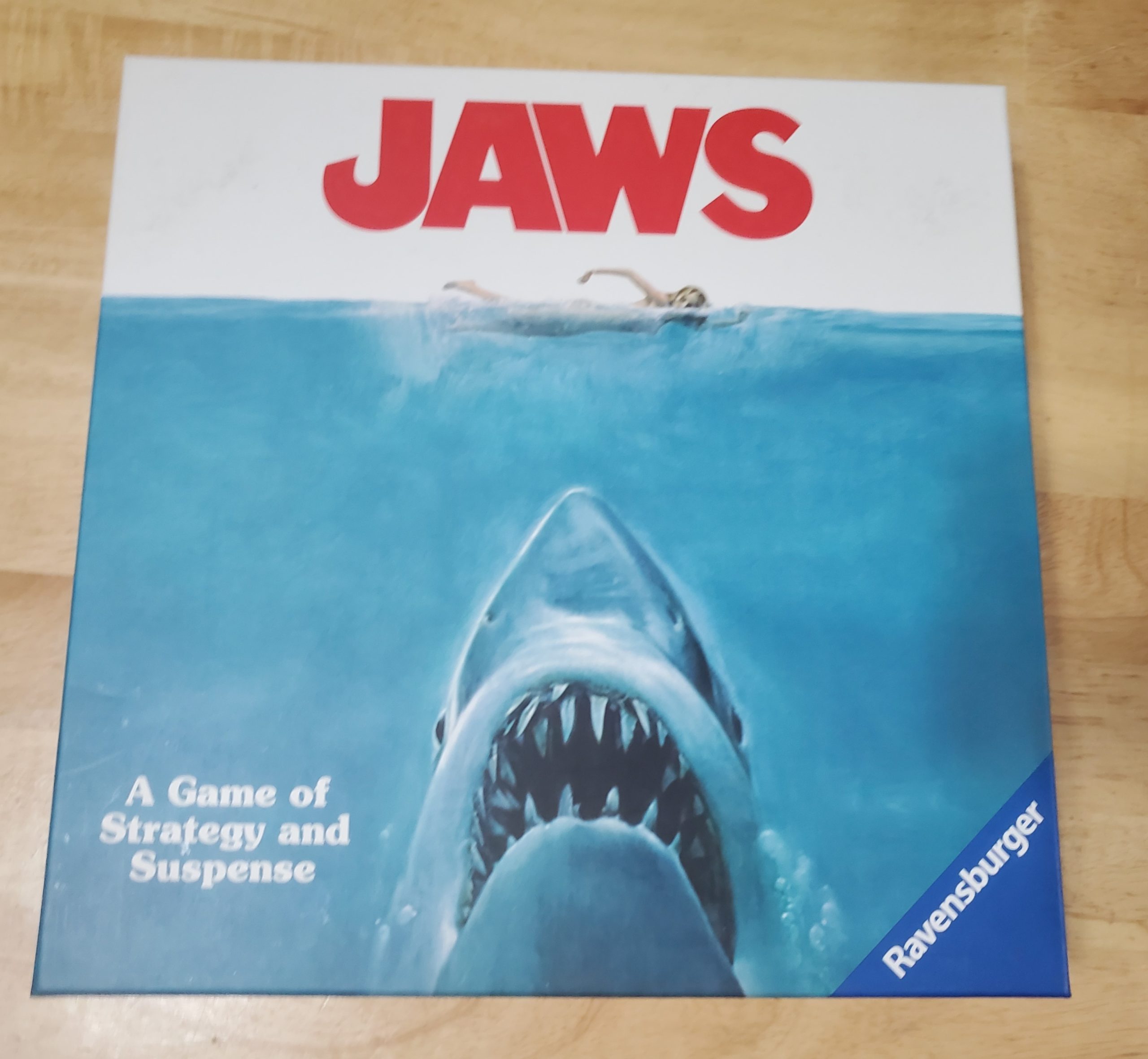 The Jaws Board Game box