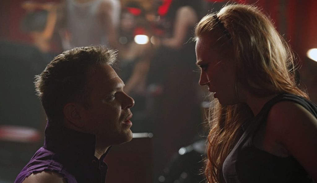 TrueBlood S5E6 Hoyt and Jessica staring in each other's eyes