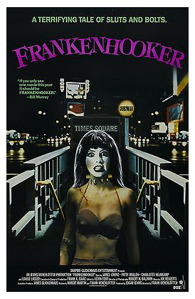 Poster for 'Frankenhooker' (1990) one of the movies on The Last Drive-In with Joe Bob Briggs Heartbreak Trailer Park on Shudder
