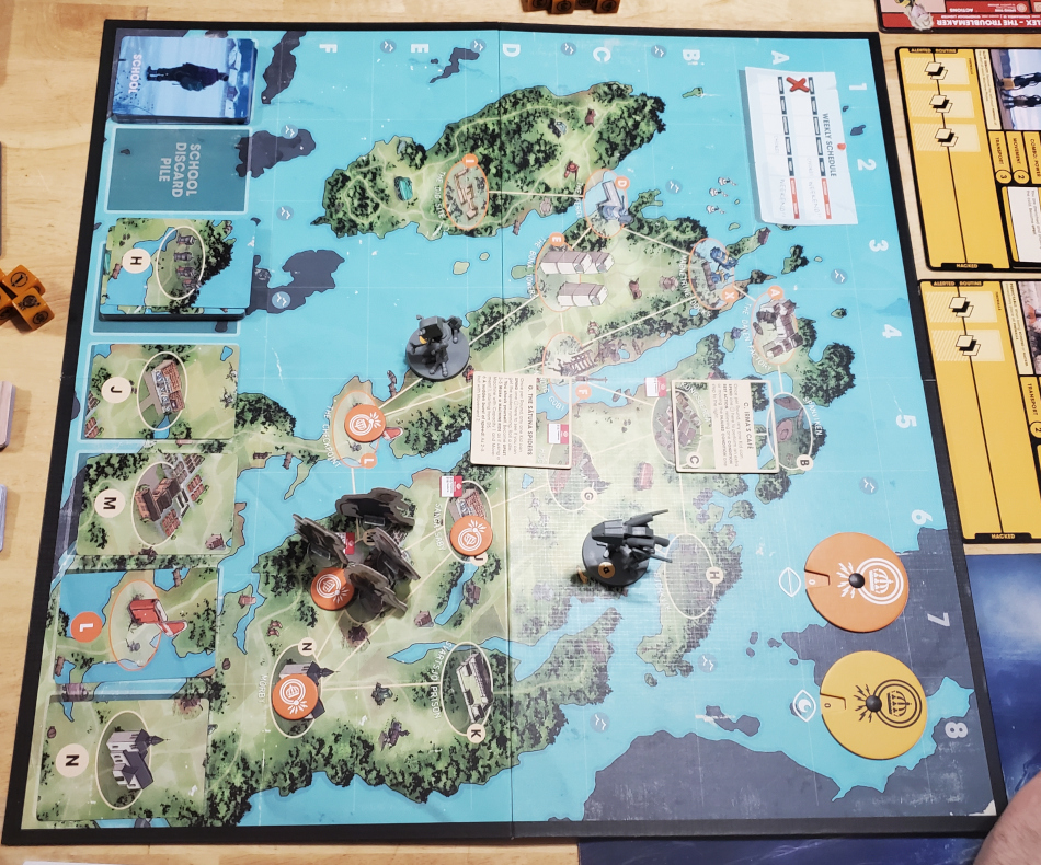 Set-up for the Mysterious Islands scenario