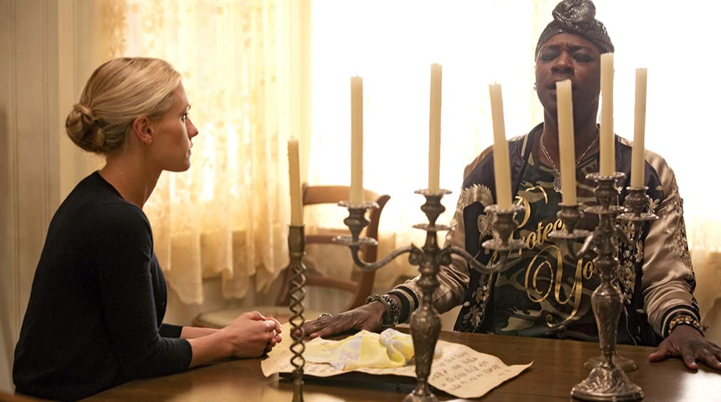 TrueBloodS6E5 Sookie and Lafayette performing a seance
