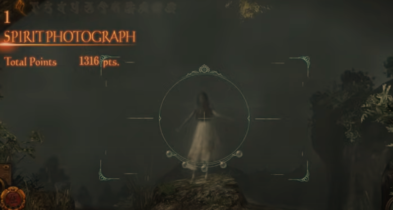 Fatal Frame 5 Second Drop, the woman in white, just before she plunges off the cliff.