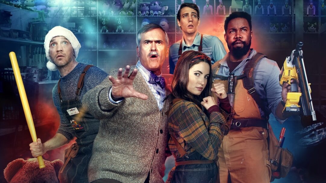 Black Friday with Bruce Campbell and a bunch of teens working at a store