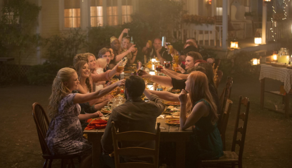 TrueBloodS7E10 the Thanksgiving dinner scene