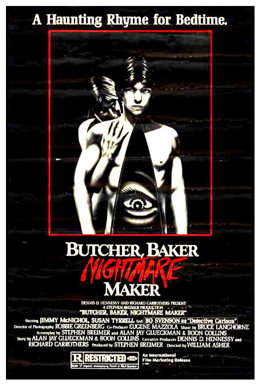 The Last Drive-In S4E7 poster for Butcher, Baker, Nightmare Maker (1981)