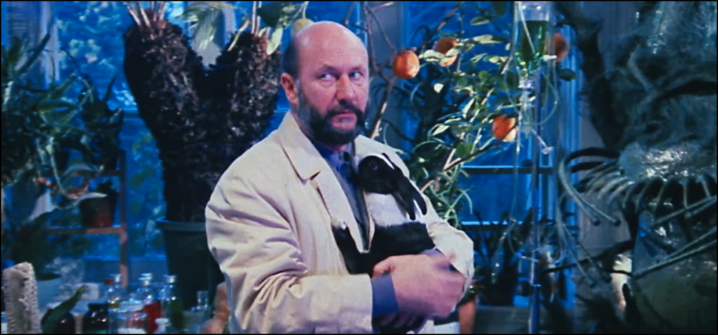 Donald Pleasance in 'The Freakmaker' for The Last Drive-In