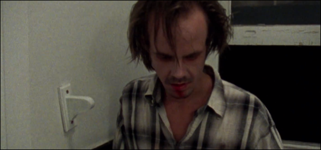 A still from 'Habit' depicting Sam in crisis