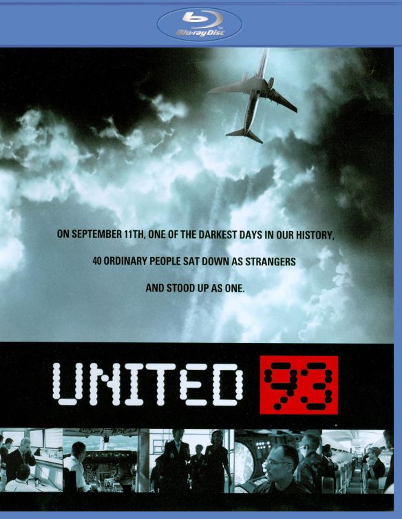 United 93 Blue Ray DVD cover