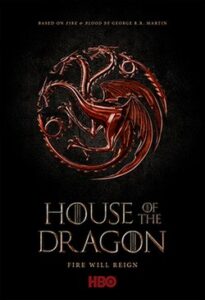 Red, three-headed dragon sigil of House Targaryen