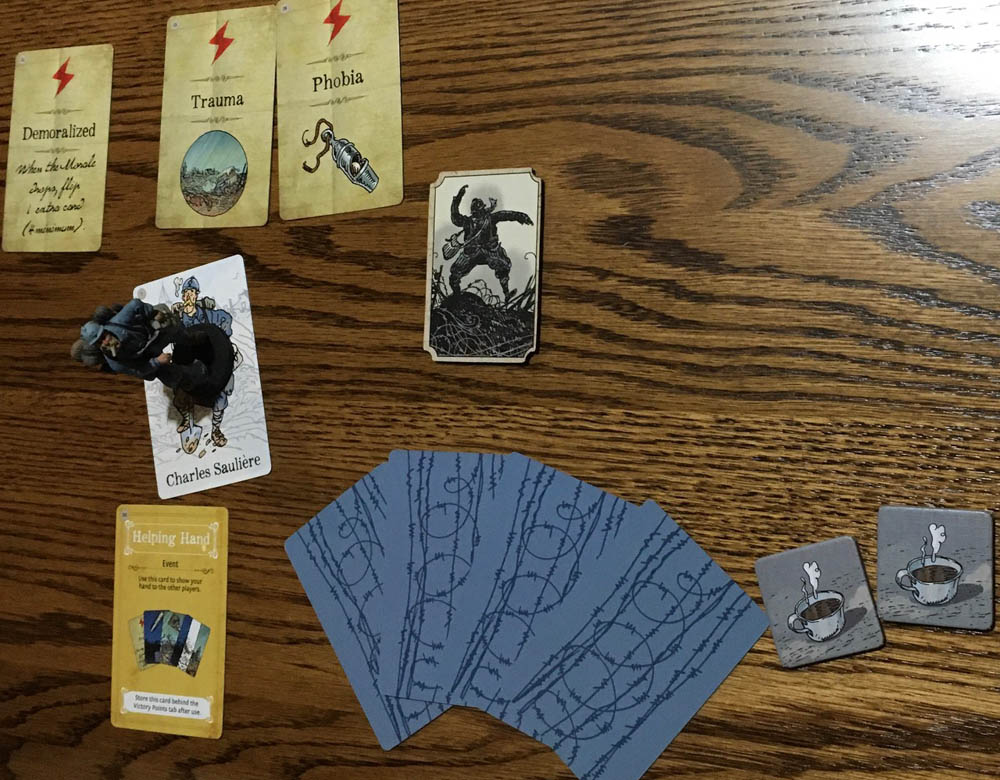 The Grizzled Armistice Edition view of Charles player setup