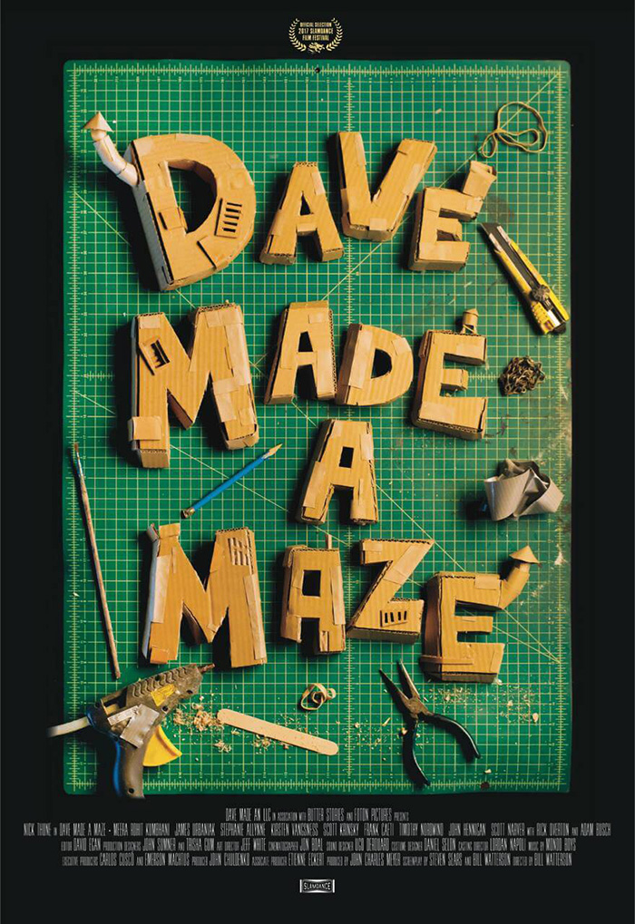 'Dave Made A Maze' (2017) theatrical poster
