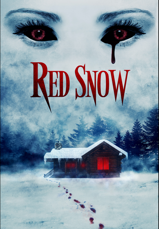 Red snow cover