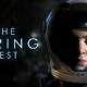 A woman in an astronaut helmet looking ahead in the dark with the words The Turing Test