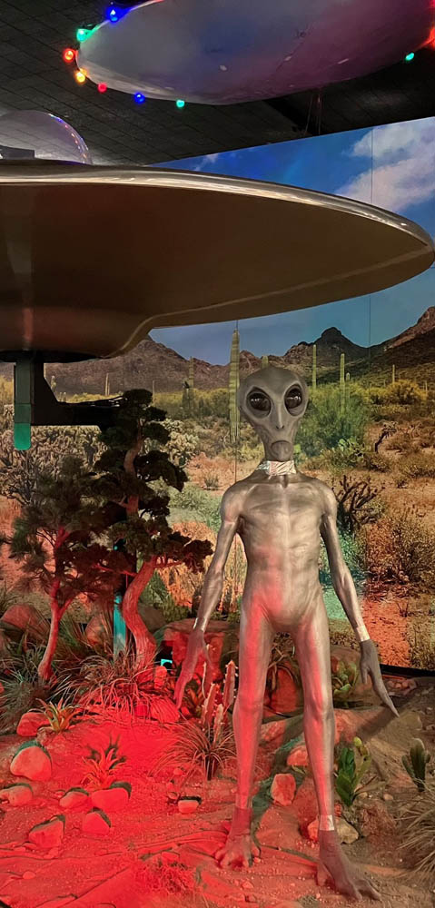 Alien landing at UFO Museum