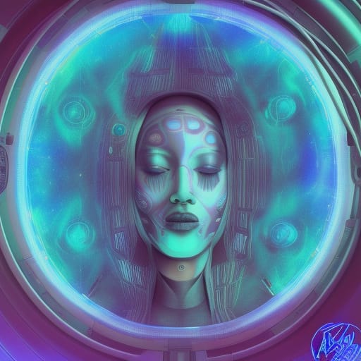 Their fates will be sealed out through the airlock!, artwork by NightCafe AI art generator