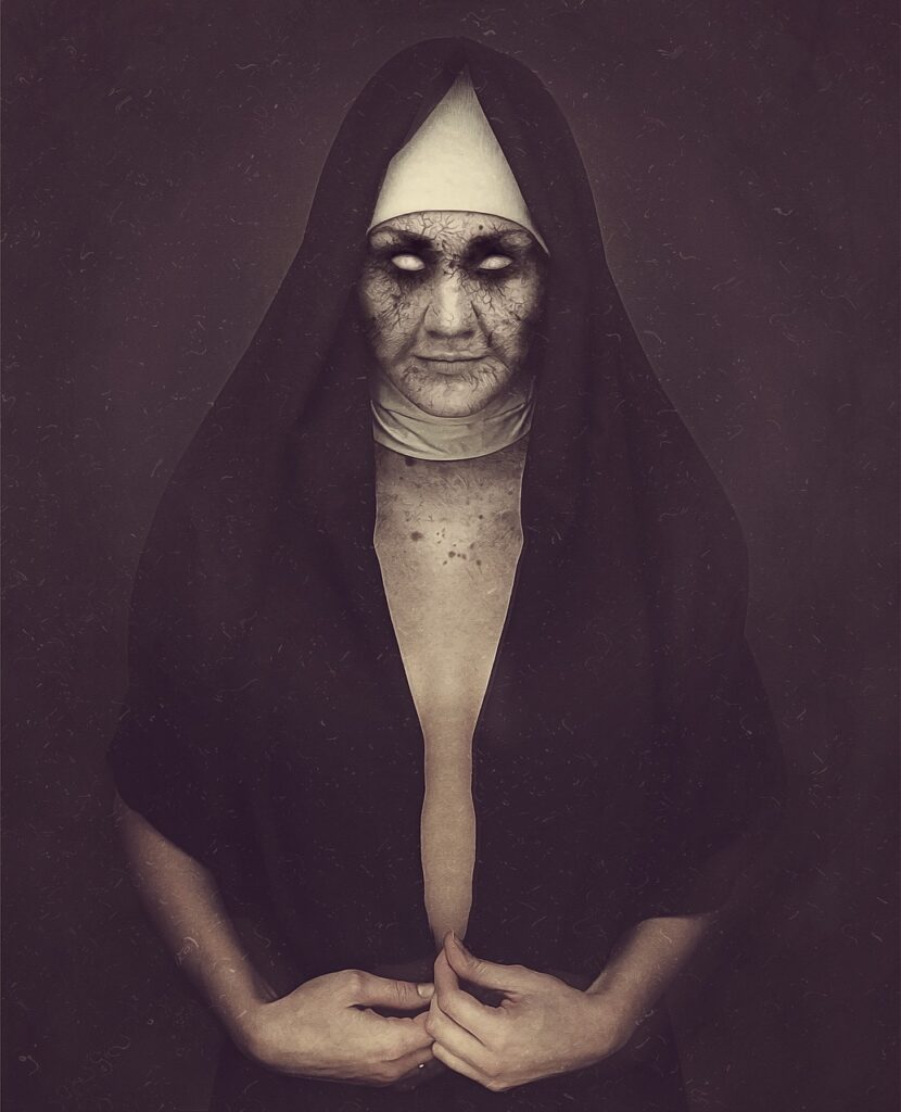 Sexy demon nun