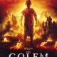 A child stands in an inferno, seeming to evoke the fire. Below reads "The Golem."