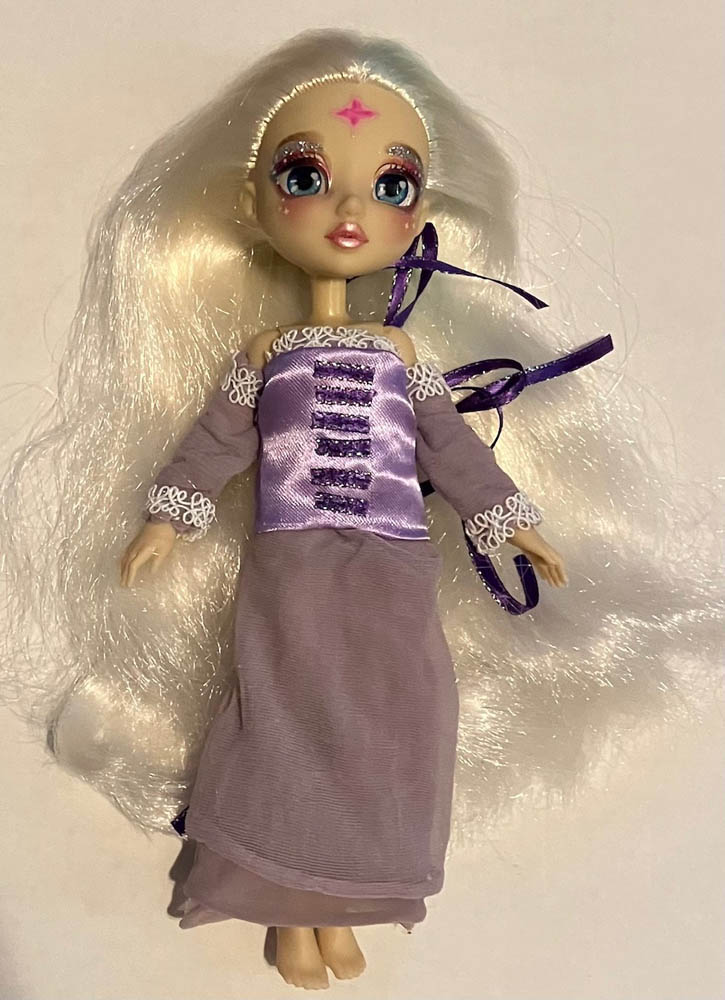 Failfix 2Dreami as Lady Amalthea from The Last Unicorn (not scary but one of my all time fave movies and I love how this doll turned out so I'm posting her here anyway)