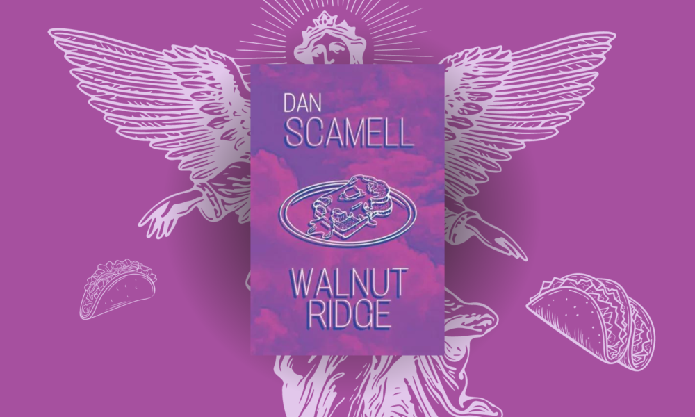The cover for Walnut Ridge by Dan Scamell which features a plate of french toast