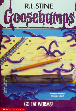 Cover for Goosebumps Go Eat Worms.