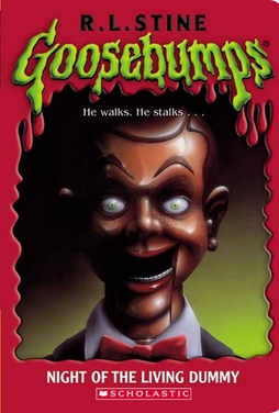 Cover for Goosebumps, Night of The Living Dummy.