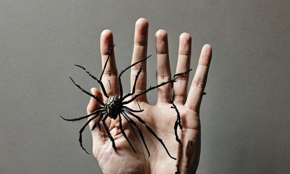 AI art finger spiders