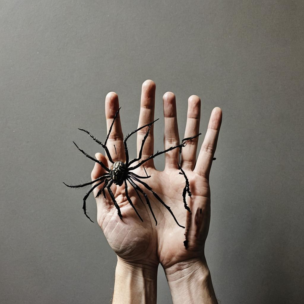 AI art finger spiders