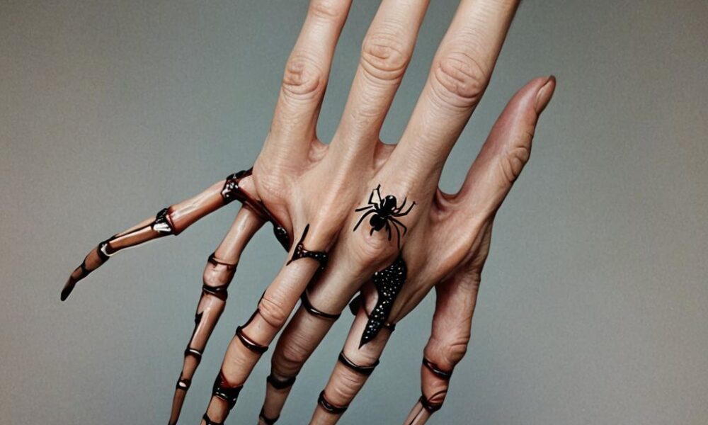 AI art finger spiders