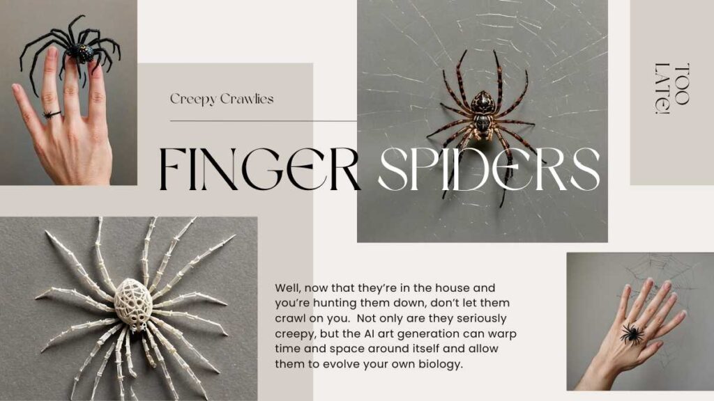 finger spiders