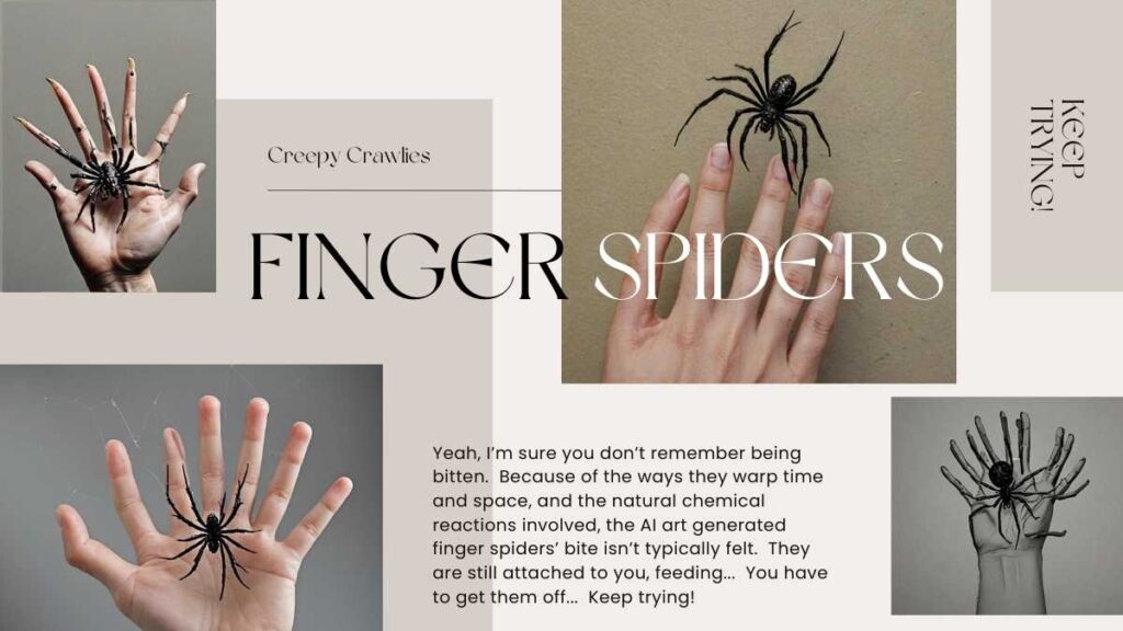 finger spiders