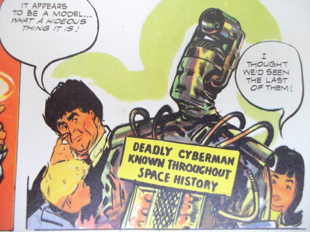 Doctor Who as he appeared in the TV Comic ongoing strip