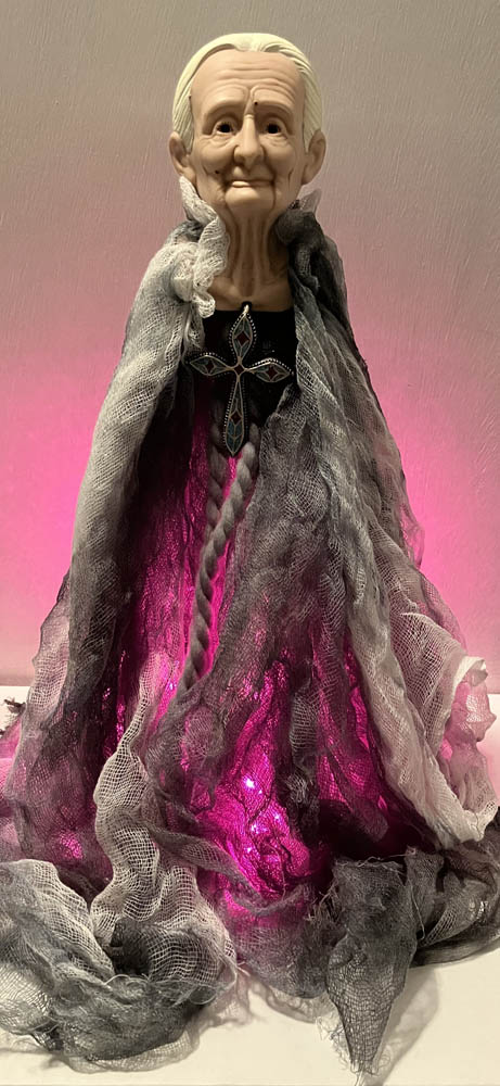 Spirit Witch altered doll sculpture by Jennifer Weigel