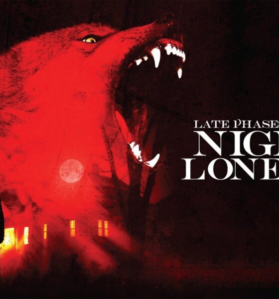 Last Phases: Night of the Lone Wolf written in white text. The black background reveals a red wolf and someone walking away.