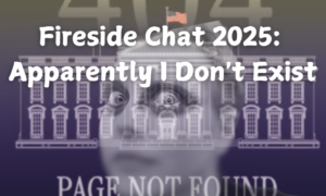 A fireside Chat 2025: apparently I don't exist