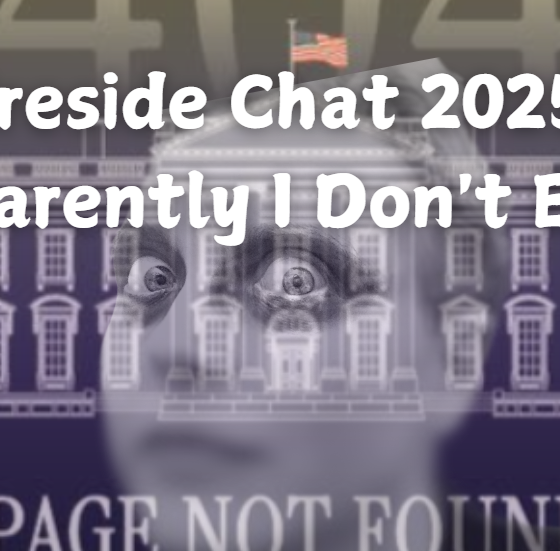 A fireside Chat 2025: apparently I don't exist